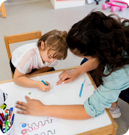 Photo of child and therapies