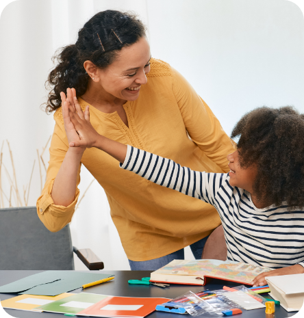 Photo of a mother and daughter